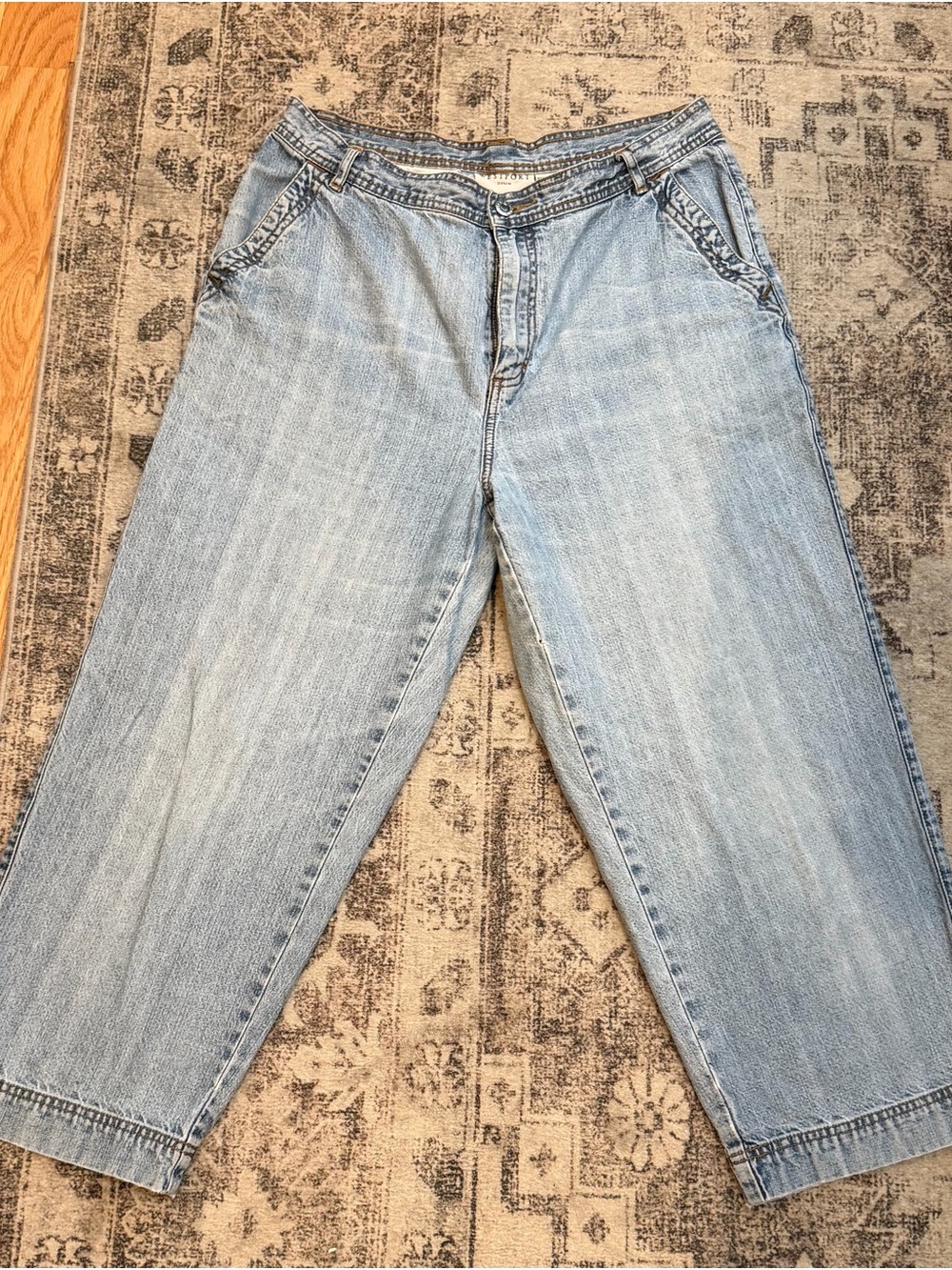 Westport Light cropped Jeans - Relaxed Straight Leg